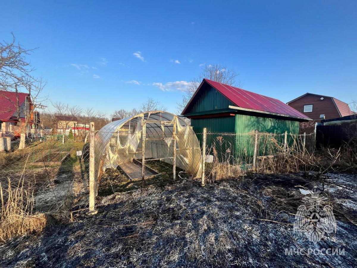 Сжигание мусора привело к пожару в доме и теплице в Нижегородской области - фото 1