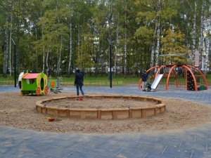 Детский городок и площадка для собак открылись в парке Пушкина