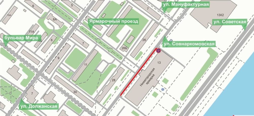 Парковку у Нижегородской ярмарки запретят 4 апреля