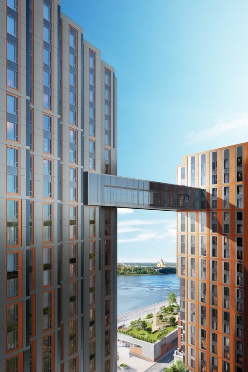 Панорамный мост соединил &laquo;Благовещенские башни&raquo; в Нижнем Новгороде - фото 2