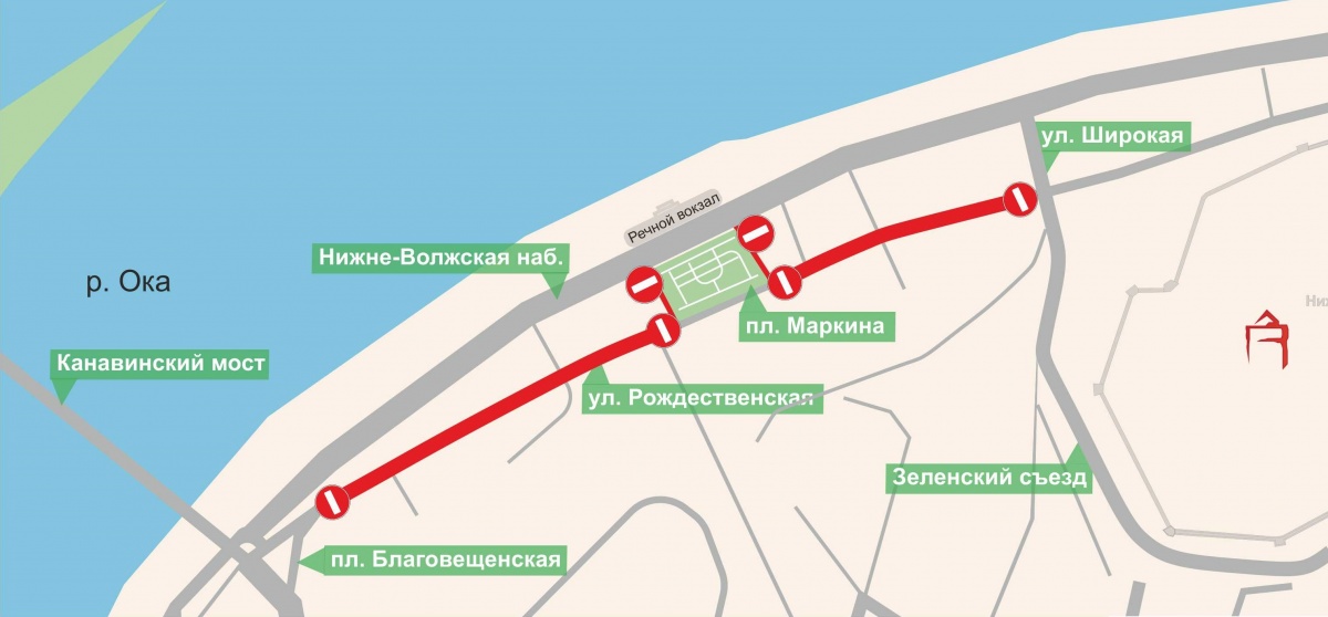 Движение транспорта на участке улицы Рождественской временно приостановят 17 июня - фото 1