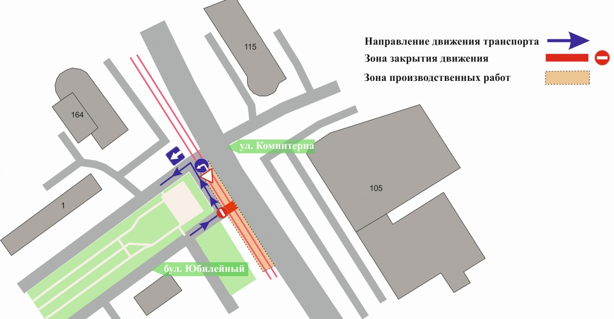 Движение транспорта будет приостановлено частично на бульваре Юбилейном в Нижнем Новгороде до 29 января - фото 1