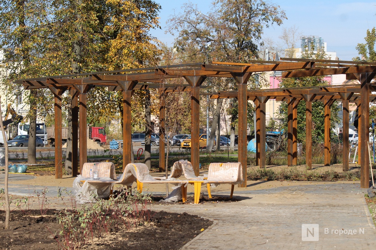 Проблемный сквер у нижегородского метромоста сдадут 20 октября - фото 3