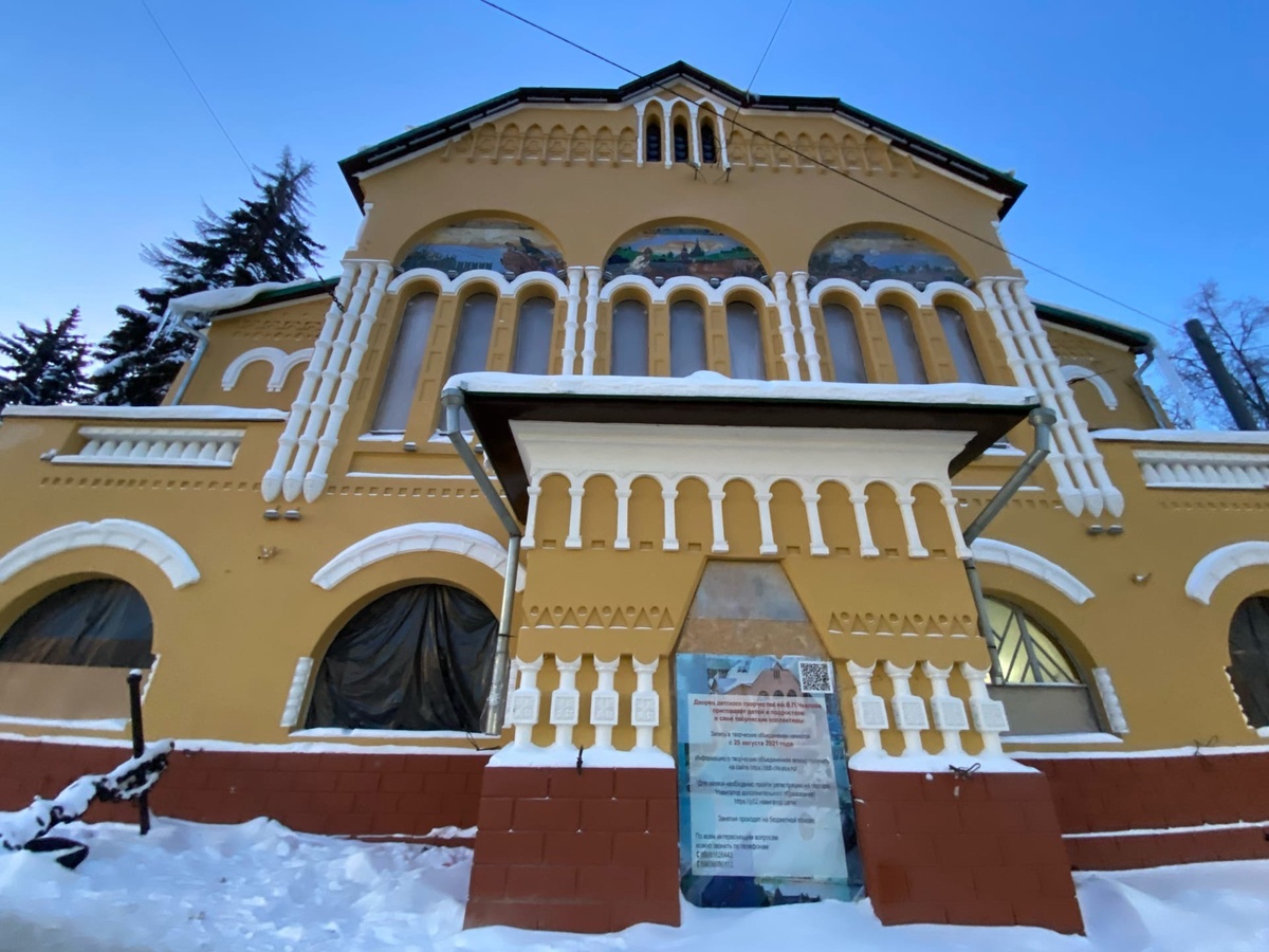 Реставрация Дворца творчества имени Чкалова в Нижнем Новгороде завершится в 2023 году
