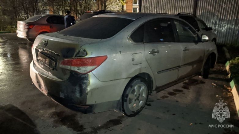 Четыре авто пострадало от вспыхнувшего огня на парковке в Нижнем Новгороде - фото 2
