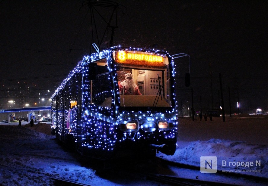 Три новогодних трамвая вышли на нижегородские маршруты - фото 1