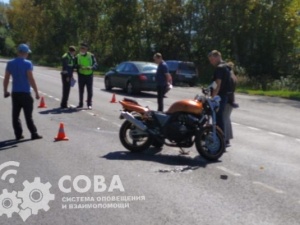 Мотоциклистка попала в больницу в результате ДТП в Арзамасском районе