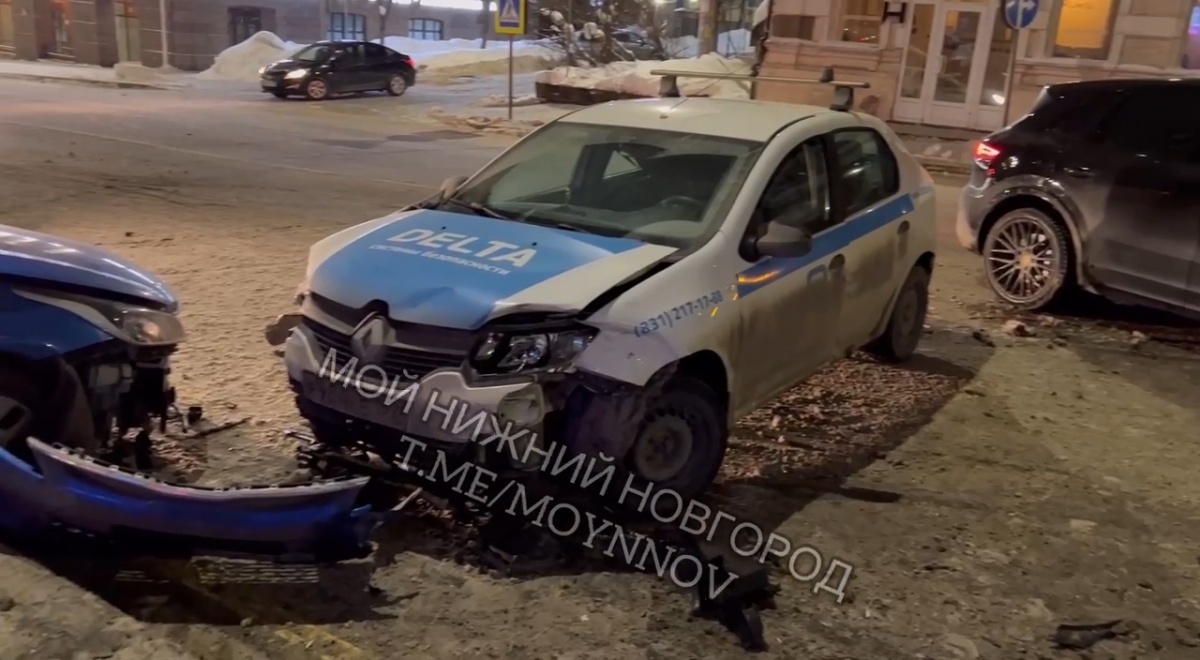 Пассажир иномарки травмировалась в ДТП в центре Нижнего Новгорода