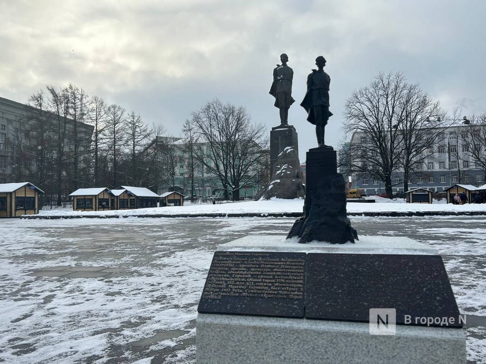Тактильный макет памятника Горькому появился в Нижнем Новгороде - фото 1