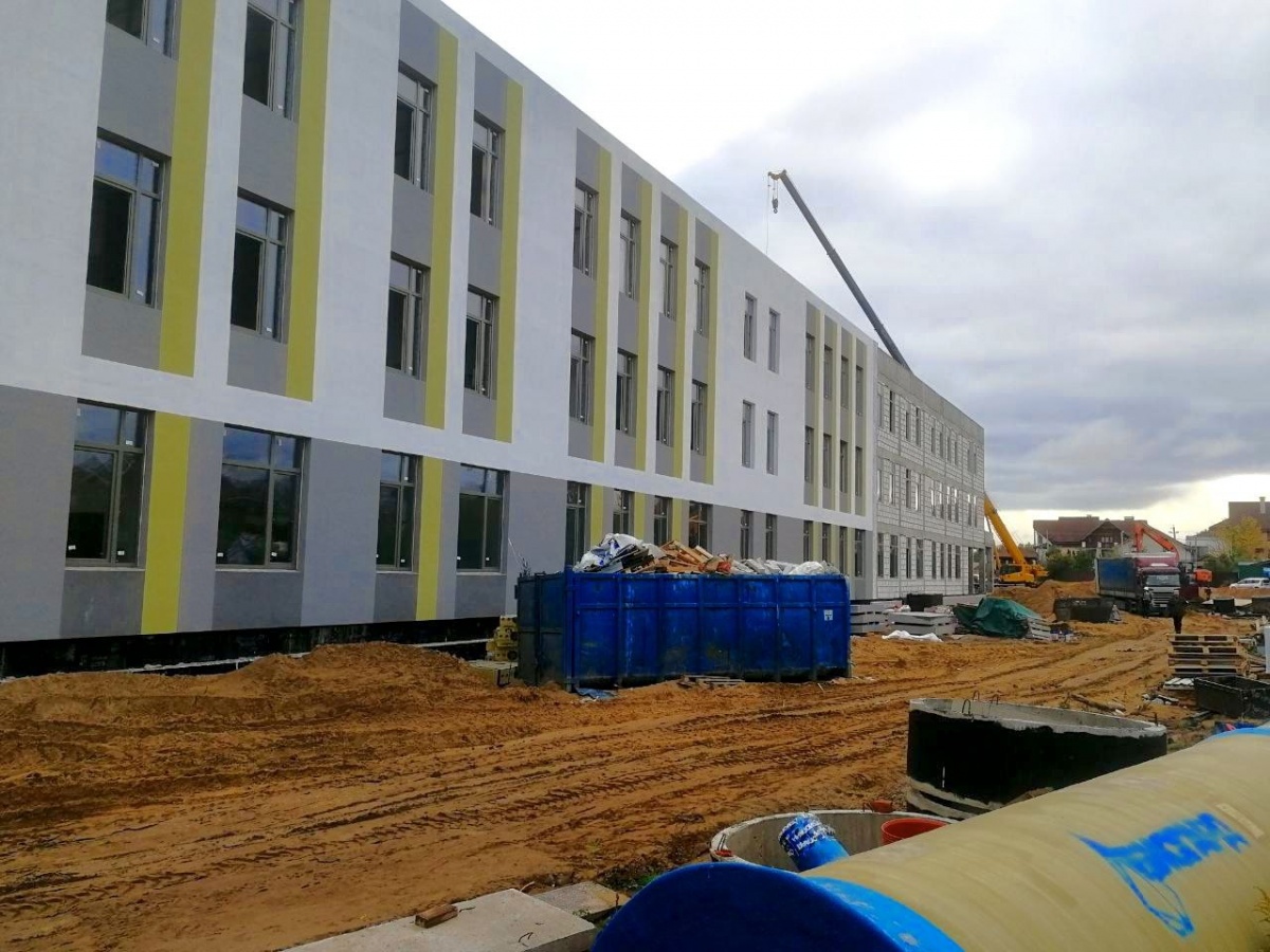 Нижегородцам показали, как идет строительство нового корпуса поликлиники № 30 - фото 1
