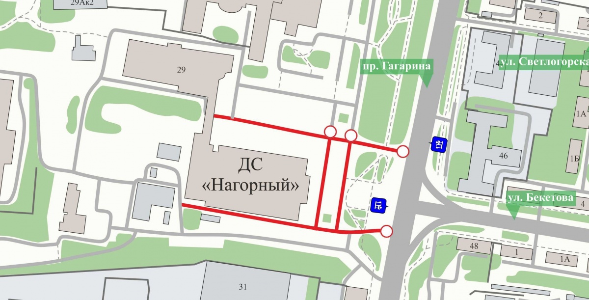 Проезд у нижегородского дворца спорта снова закроют для транспорта - фото 1