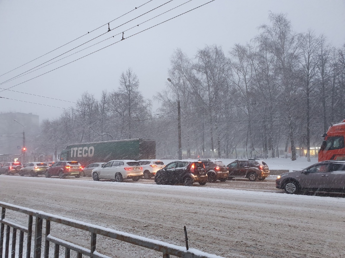 Сильный снег ожидается в Нижегородской области до конца дня - фото 1