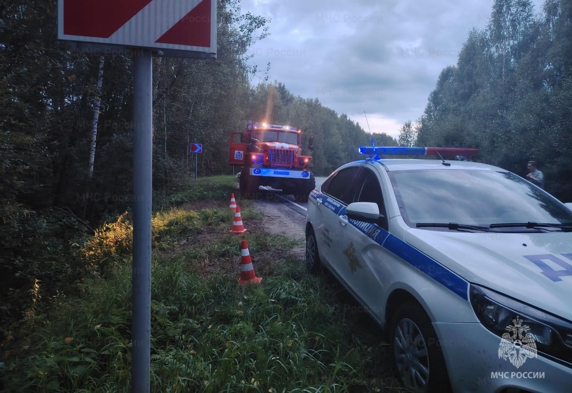 Автомобиль вылетел в кювет на Бору: один человек погиб - фото 1