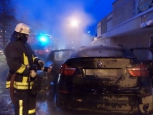 Две машины загорелись ночью в Нижегородской области из-за неисправности механизмов