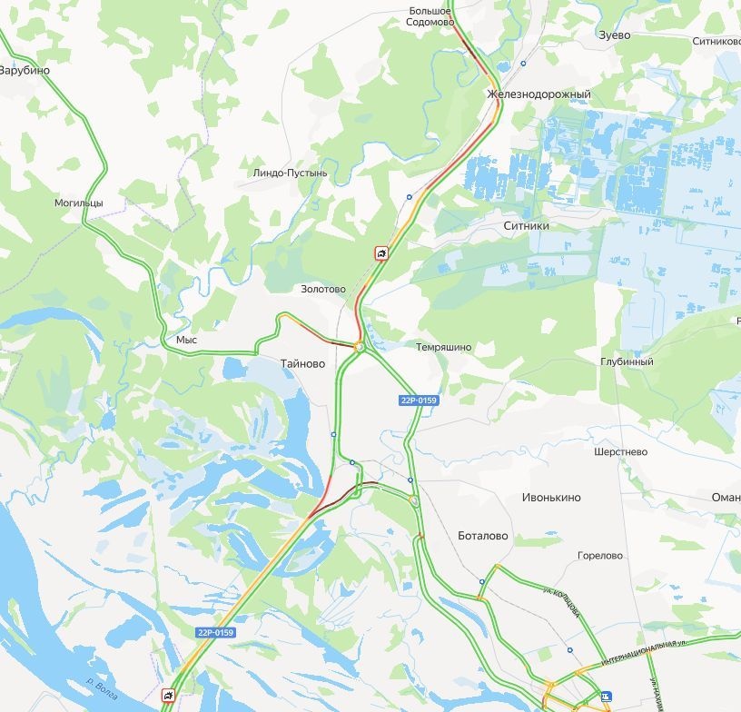 Многокилометровая пробка образовалась на въезде в Нижний Новгород - фото 1
