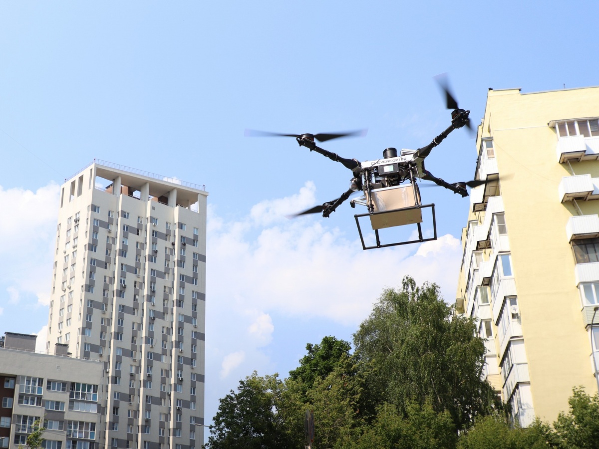 Доставку товаров аэрокурьерами тестируют в Нижнем Новгороде - фото 1